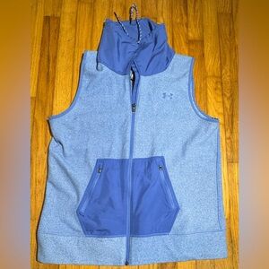 Under Armour Cold Gear Women’s Vest Indigo Purple Blue Size XL
